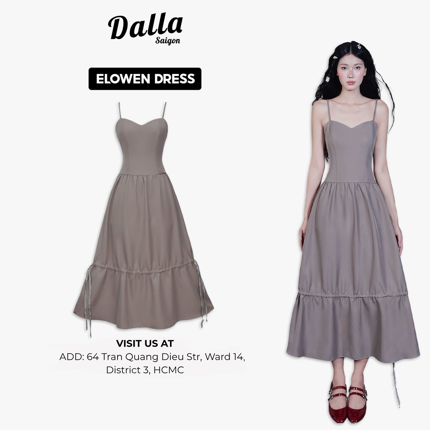 Elowen Midi Dress (D07)