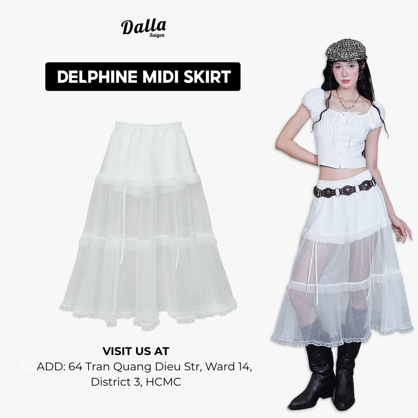 Delphine Midi Skirt (CV25)