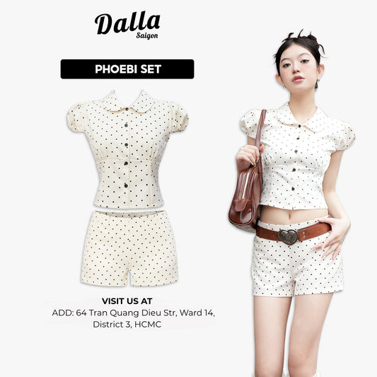 Combo Phoebi Shirt + Beemie Shorts (SM34+Q06)